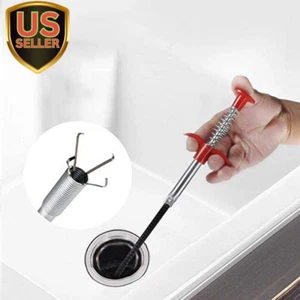 Flexible Grabber Claw Pick up Reacher Tool (Drain Clog Remove Tool), with 4 Claw - Picture 1 of 7