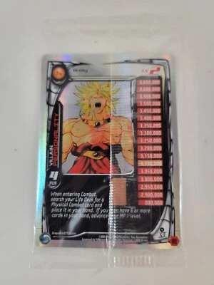 Broly Lv2 Hi-Tech Foil Promo #F1 Limited Dragon Ball Z/GT Score DBZ Card UR Seal - Image 1 of 4