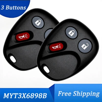 2 For 2002 2003 2004 Oldsmobile Bravada / GMC Envoy / Chevy Trailblazer Key Fob - Image 1 of 4