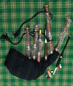 CC Scottish Great Highland Dudelsack Rosenholz Full Set/Gaita/Dudelsack/Dudelsack - Bild 1 von 9