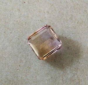 7.16Ct Natural Bi Color Square Cut Ametrine Gemstone Loose AAA Quality Eye Clean - Picture 1 of 11