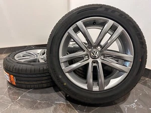 ruote complete originali vw passat b8 3g ruote estive cerchi 17 pollici 3g0601025n dot24 - Foto 1 di 11