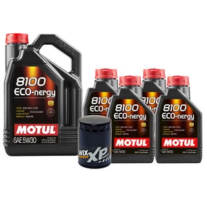 9L Motul 8100 ECO-NERGY 5W30 Wix XP Filter Motor Oil Change Kit API SL - Picture 1 of 1