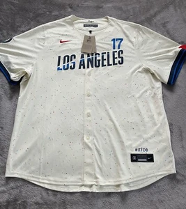 Nike Los Angeles Dodgers Shohei Ohtani Creme Authentic MLB City Connect Trikot - Bild 1 von 12