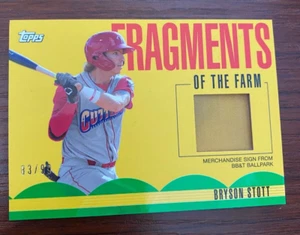 2020 Topps Pro Debut Fragments of the Farm Bryson Stott #FF-MS #d/99 - Picture 1 of 1