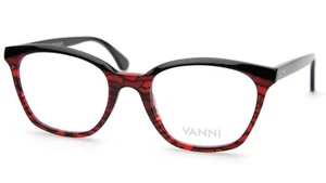 NEW VANNI Mod V1480 A421 Red Black EYEGLASSES GLASSES 50-20-140 B40mm Italy - Picture 1 of 10