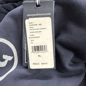 VINEYARD VINES CHS Herren Gr. XL Blau Blazer SURFSIDE Baumwolle Jogginghose Neu mit Etikett - Bild 1 von 9