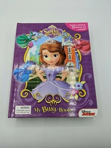 Disney Sofia The First My Busy Books Storybook 12 Figurines Playmat - Imagen 1 de 12