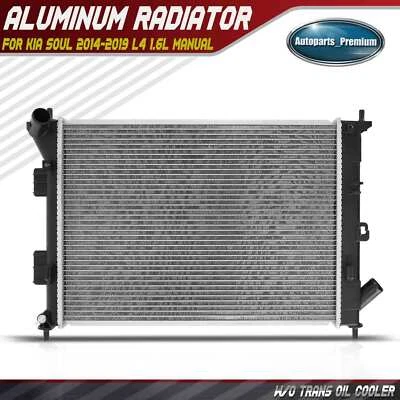 Radiador sin enfriador de aceite para Kia Soul 2014 2015-2019 L4 1,6 L hatchback manual Foto 1 de 4