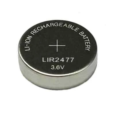 2 EUNICELL RECHARGEABLE LIR2477 CR-2477 CR2477/BN LITHIUM BATTERIES BUTTON CELL - image 1 of 2