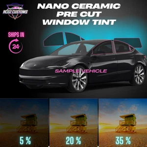 Nano Ceramic PreCut Window for TESLA Model 3 2017-2025 - Full car (5%,20%,35%) - Bild 1 von 5