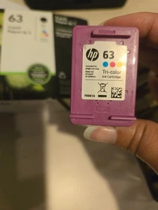 HP 63 Tri Color Ink Cartridge New open box - Zdjęcie 1 z 3