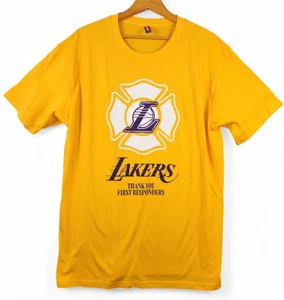 Maglietta Los Angeles Lakers Game Giveaway Grazie Primi Risponditori Taglia XL Tee - Foto 1 di 7