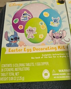 Huevo de Pascua Color Decoración DISNEY Puntada Color Pestañas + 36 Pegatinas + Más - Imagen 1 de 2