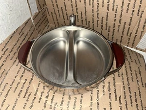 Vintg FOGACCI Inox 18/10 Stainless Steel Vapor Control Divided Sauce Pan NO LID - Picture 1 of 5
