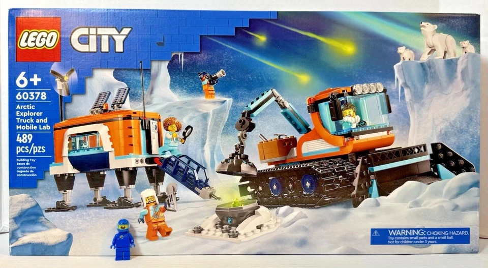 LEGO (60378) City: Arctic Explorer грузовик и мобильная лаборатория - новый запечатанный снят с производства - - Изображение 1 из 4