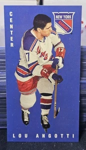 64-65 Parkhurst Tall Boy Lou Angotti 🚨🚨🚨 New York Rangers - Picture 1 of 2