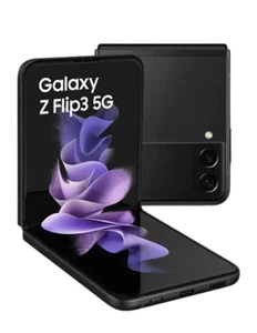 Samsung Galaxy Z Flip3 5G - 128GB - Phantom Black (Boost Mobile) BRANDNEU - Bild 1 von 3