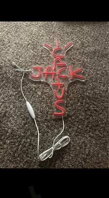 Letrero de neón LED Travis Scott Cactus Jack Foto 1 de 2