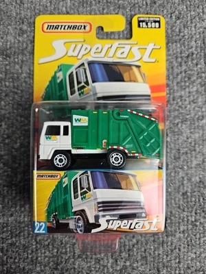 Matchbox Superfast Camión de Rechazo Gestión de Residuos #22 Nuevo Edición Limitada Foto 1 de 4