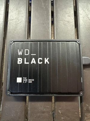 WD Black P10 4TB,External,2.5 inch (WDBA3A0040BBKWESN) Hard Drive W/30 Games - Image 1 of 4