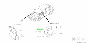 Sensor Complete-V/Cont, Yaw & Lateral For: Subaru Impreza GRB GVB WRX STI 08-14 - Picture 1 of 1