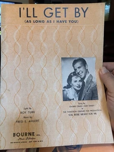 1943 JEANNE CRAIN Film Noten DU WARST FÜR MICH BESTIMMT - Bild 1 von 1