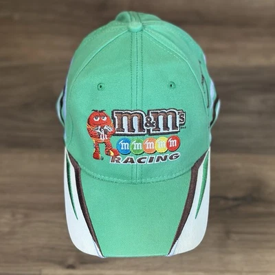 Gorra CHASE Kyle Busch #18 M & M Racing Hat ajuste ajustable NASCAR Pit Cap DE COLECCIÓN Foto 1 de 4