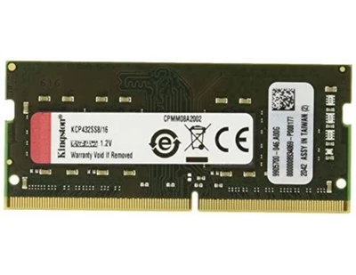 Kingston 16GB DDR4 SDRAM Memory Module (KCP432SS8/16) - Image 1 of 3