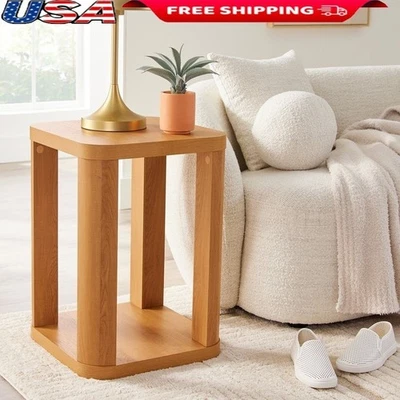 Juliet End Table Modern Accent Table Compact Storage Indoor Nightstand New - Image 1 of 4