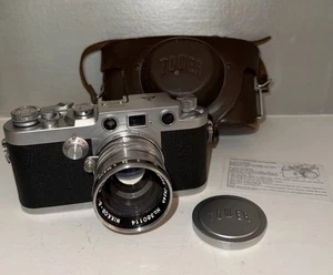 Tower 46 Rangefiner Camera RARE w/NIKKOR - S•C 5cm f1.4 Lens & Case EUC+ Tested - Picture 1 of 23