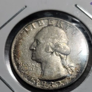 1932 Washington Viertel vz ehrliche Originalmünze ..Glanz! - Bild 1 von 8