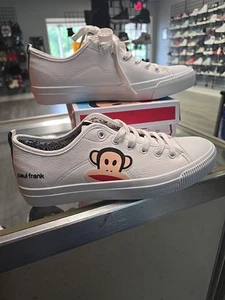 W10 Paul Frank Vulky Low White/Black 00127002. New With Box (Box Damaged) - Picture 1 of 6