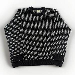 Vintage LL Bean Men’s Sweater Sz XXL Birdseye Fisherman Wool - Picture 1 of 6