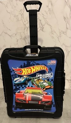Hot Wheels 110 Car Rolling Case With 18 Misc Hot Wheels Included  - Image 1 of 4