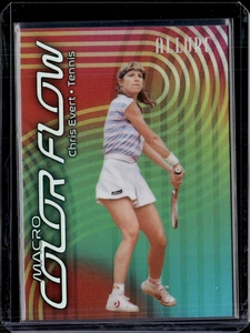 2025 Upper Deck Allure SE #CF7-14 Chris Evert Macro Color Flow Tennis (50C) - Picture 1 of 2