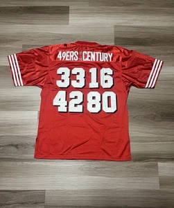 San Francisco 49ers Jersey Players of the Century Montana Craig Rice Lott SZ 52 - Picture 1 of 19