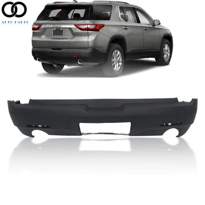 For Chevrolet Traverse 2018-2021 Plastic Rear Bumper Cover Without Sensor Holes - Изображение 1 из 4