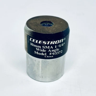 Celestron 10mm SMA Ocular 1-1/4"  #93372 Wide Angle Lens - SHIPS FREE! - Image 1 of 3