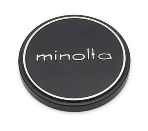 Genuine Minolta Black Metal 54mm Push On Front Lens Cap for 52mm Thread - Picture 1 of 2