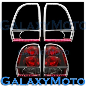 02-09 Chevy TRAILBLAZER TRAIL BLAZER Taillight Tail Light Bezel+RED LED Cover - Picture 1 of 1