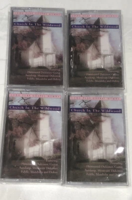 4 NEW Church in the Wildwood Gospel Hymns BLUEGRASS INSTRUMENT Cassette Tape LOT - Image 1 of 4