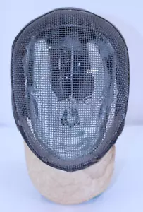 Maschera Recinzione Castello Vintage Rete Metallo Protezione Casco Sport N.Y.C. Panno - Foto 1 di 19