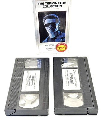 The Terminator Collection VHS 1992 2 Tape Set The Terminator & Terminator 2 - Image 1 of 4