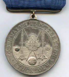 Schweden Stockholmer Sportverein 1920 Auszeichnung Silbermedaille!!! - Bild 1 von 5
