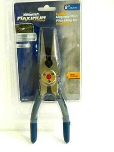 Alicates de nariz de aguja de 8" con iluminación LED máxima Master Craft NUEVO SELLADO Y QIK - Imagen 1 de 1