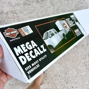NEW! Harley Davidson Motorcycle Mega Decalz Decal For Trailer Chroma 29" X 37" - Picture 1 of 3