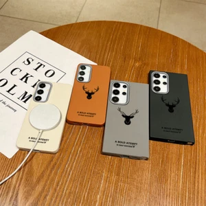 Funda TPU magnética a prueba de golpes ciervo para Samsung S24 S25 Ultra S23 S22 S21 FE cubierta - Imagen 1 de 22