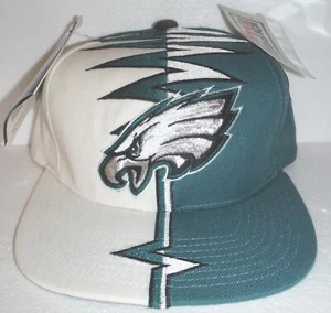 VINTAGE NEW PHILADELPHIA EAGLES STARTER PRO LINE SHOCKWAVE ADJUSTABLE STRAP HAT - Picture 1 of 6