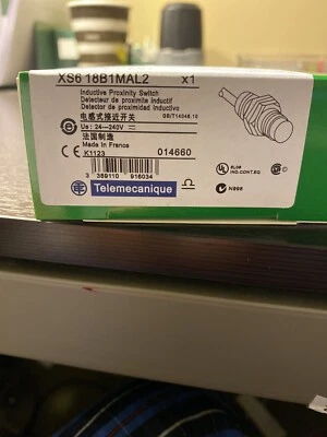 Telemecanique XS618B1MAL2 Inductive Proximity Sensor Switch  STOCK ATLANTA  USA - Image 1 of 3
